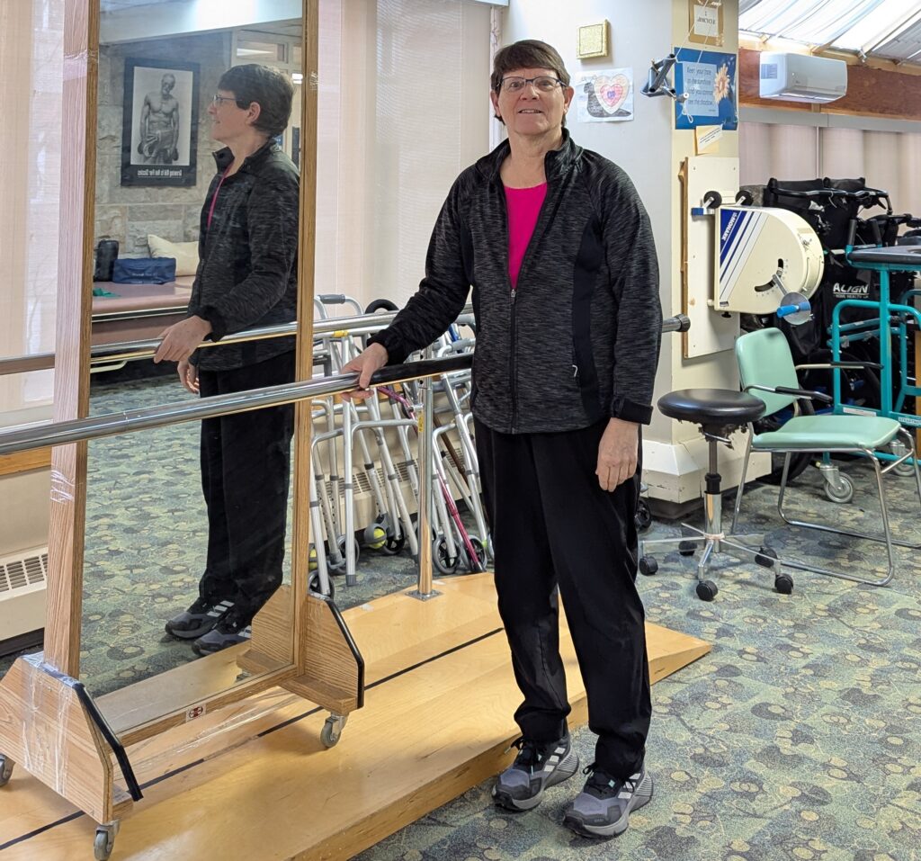 Sarah Emery, Physiotherapist working in long-term care sector in Ontario